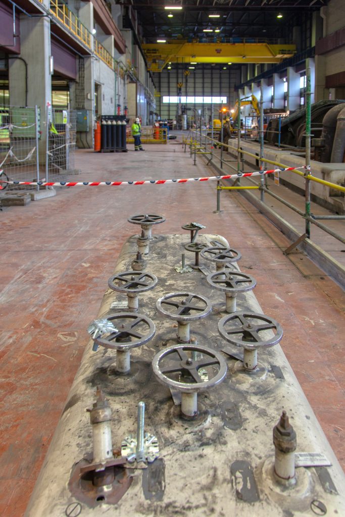Desmantelamiento de la Central Térmica de Velilla del Río Carrión. Palencia 2021