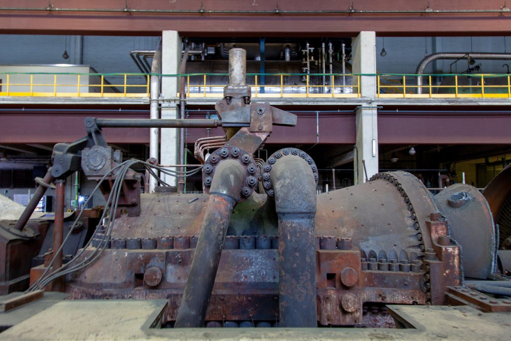 Desmantelamiento de la Central Térmica de Velilla del Río Carrión. Palencia 2021
