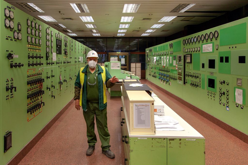Sala de control. Central Térmica de Velilla del Río Carrión. Palencia 2021