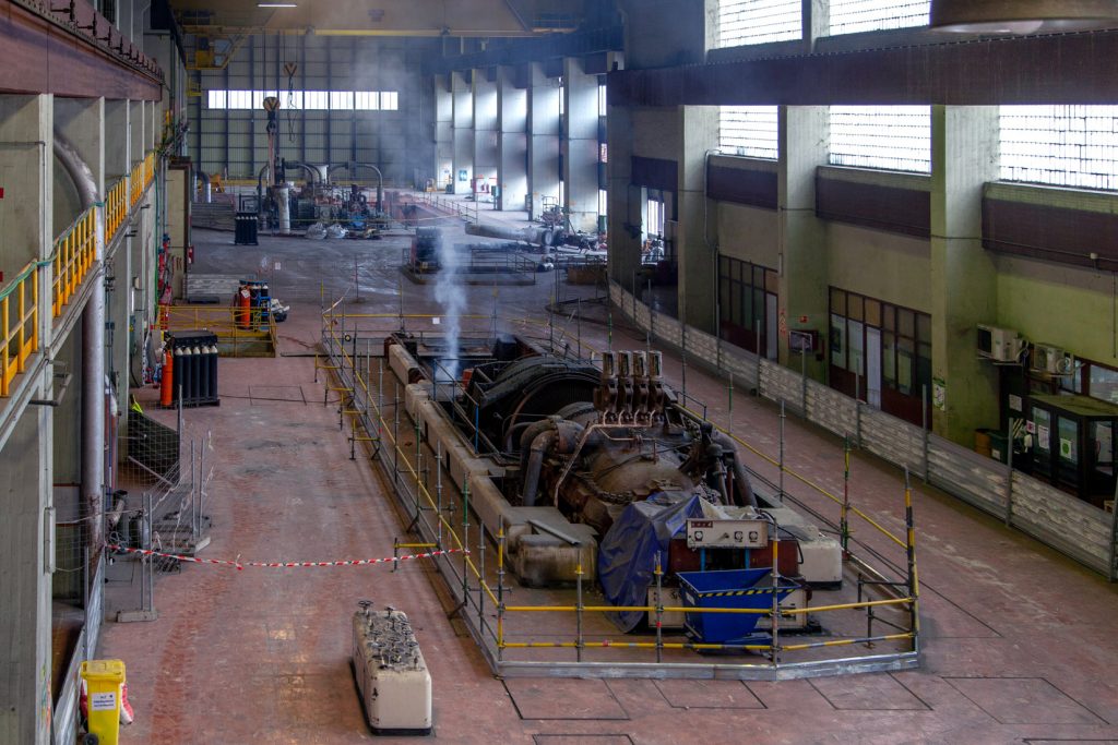 Desmantelamiento de la Central Térmica de Velilla del Río Carrión. Palencia 2021