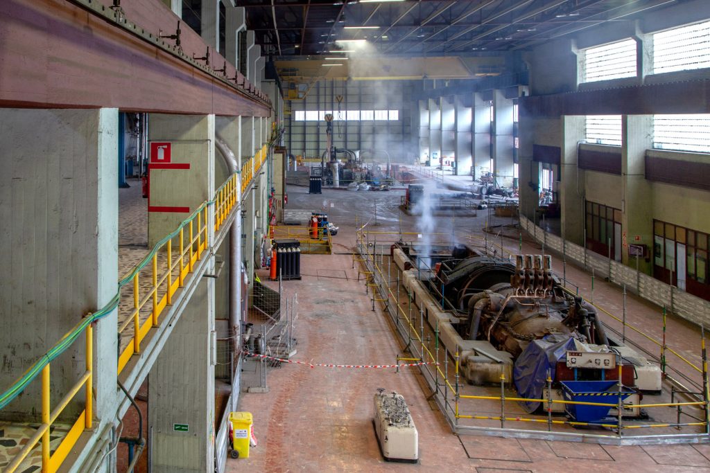 Desmantelamiento de la Central Térmica de Velilla del Río Carrión. Palencia 2021