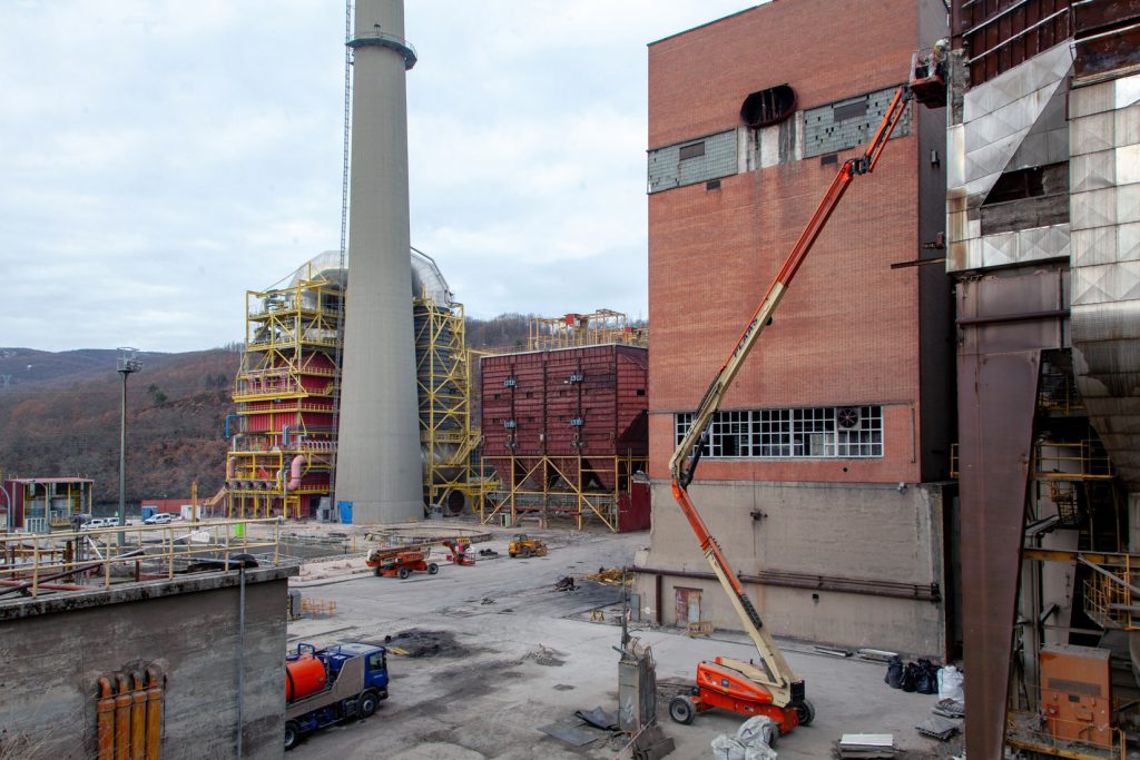 Desmantelamiento de la Central Térmica de Velilla del Río Carrión. Palencia 2021
