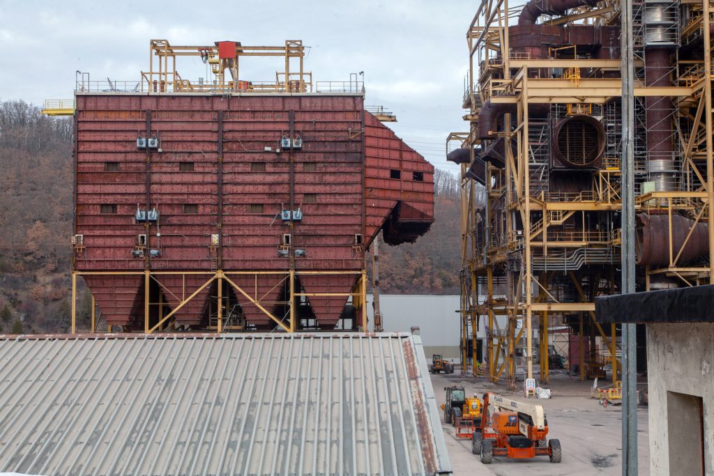 Desmantelamiento de la Central Térmica de Velilla del Río Carrión. Palencia 2021