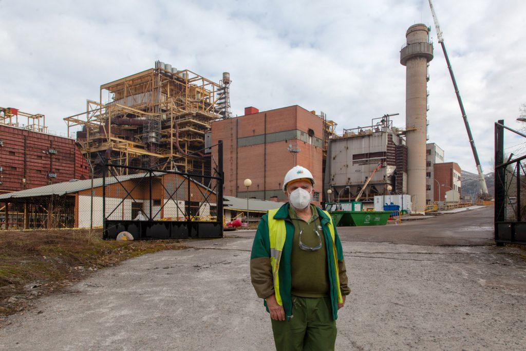 Desmantelamiento de la Central Térmica de Velilla del Río Carrión. Palencia 2021