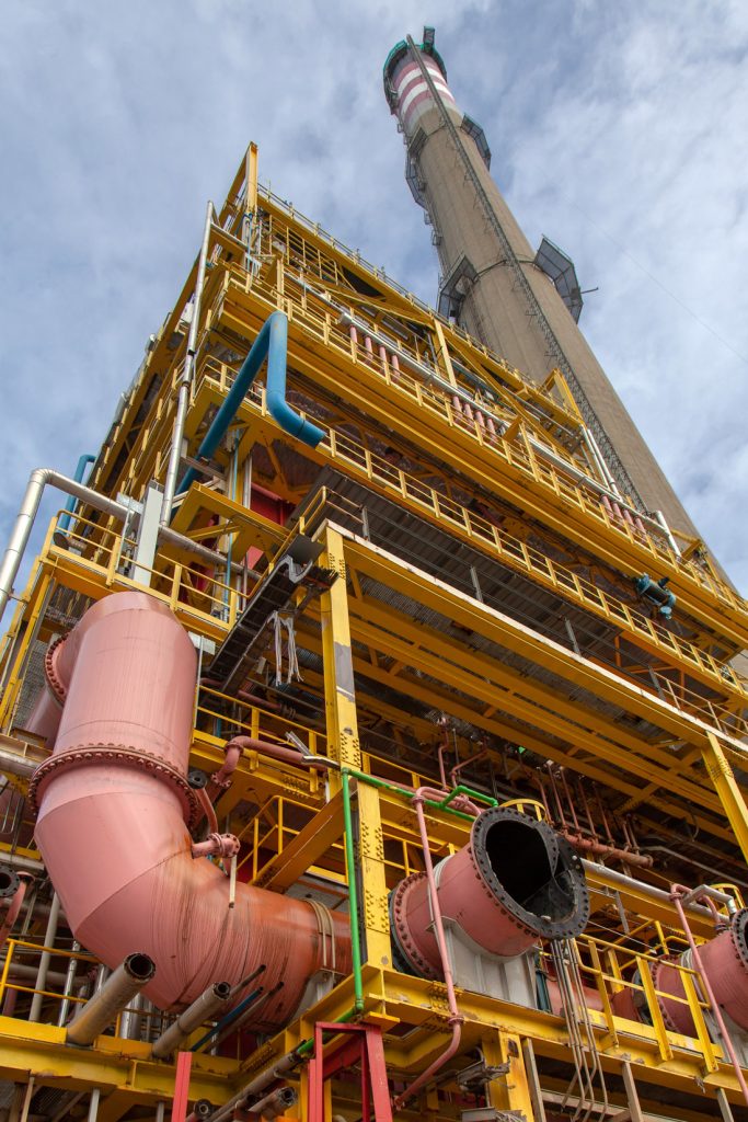 Desmantelamiento de la Central Térmica de Velilla del Río Carrión. Palencia 2021