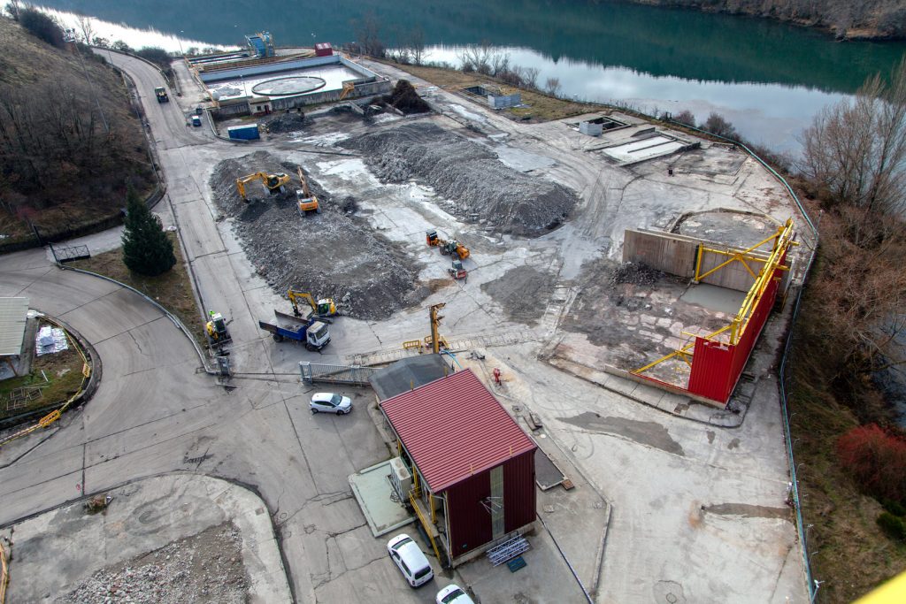 Desmantelamiento de la Central Térmica de Velilla del Río Carrión. Palencia 2021
