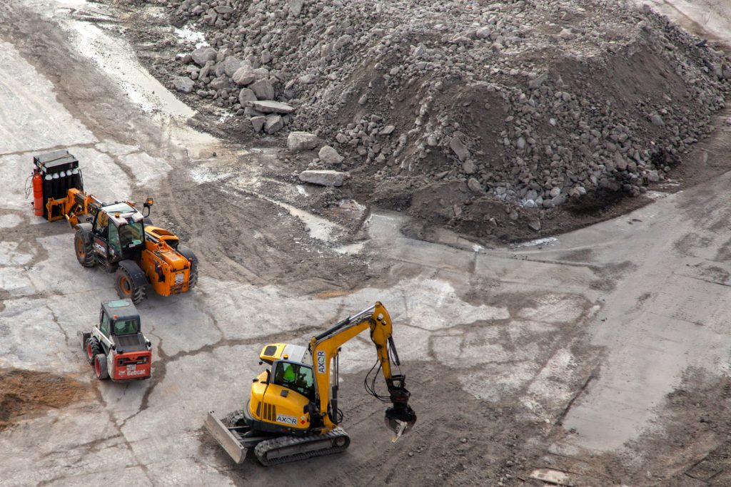 Desmantelamiento de la Central Térmica de Velilla del Río Carrión. Palencia 2021