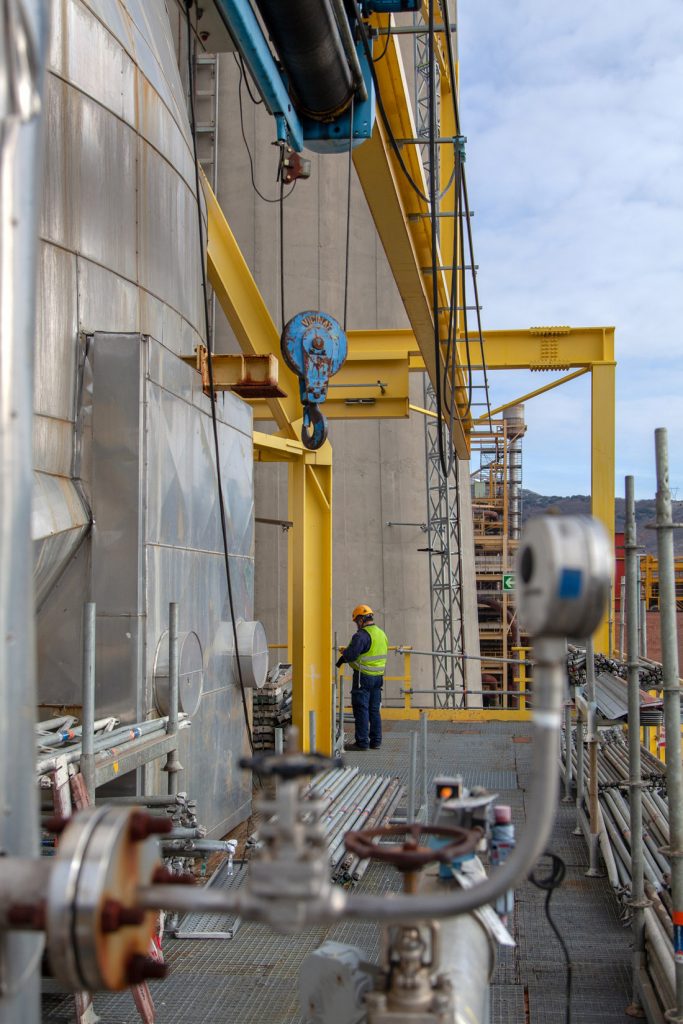 Desmantelamiento de la Central Térmica de Velilla del Río Carrión. Palencia 2021