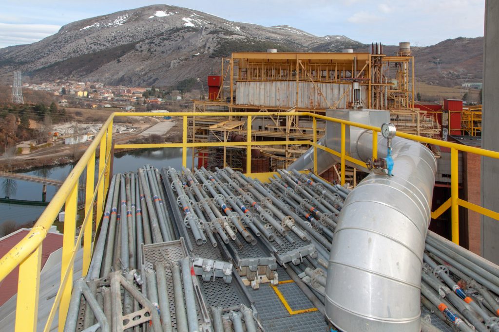 Desmantelamiento de la Central Térmica de Velilla del Río Carrión. Palencia 2021