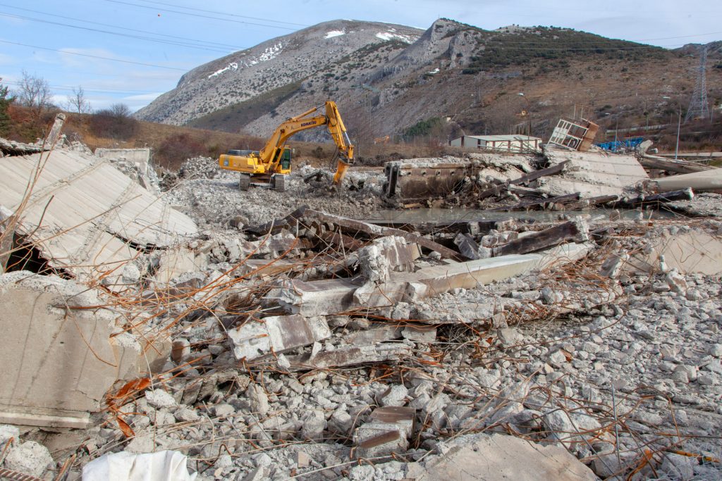Desmantelamiento de la Central Térmica de Velilla del Río Carrión. Palencia 2021