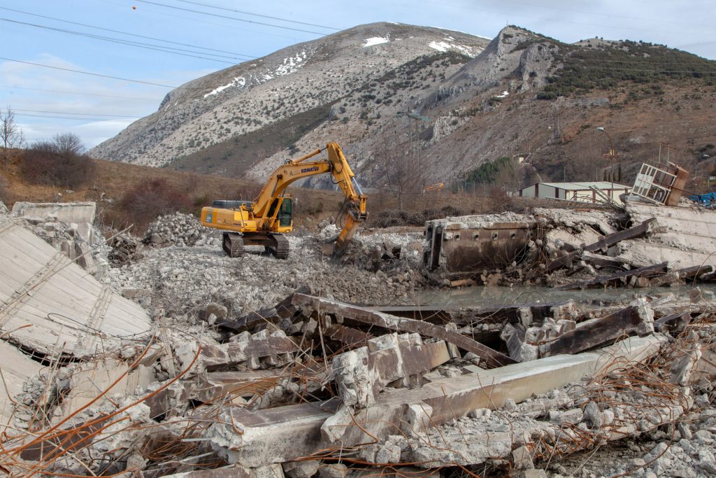 Desmantelamiento de la Central Térmica de Velilla del Río Carrión. Palencia 2021