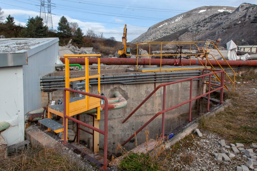 Desmantelamiento de la Central Térmica de Velilla del Río Carrión. Palencia 2021