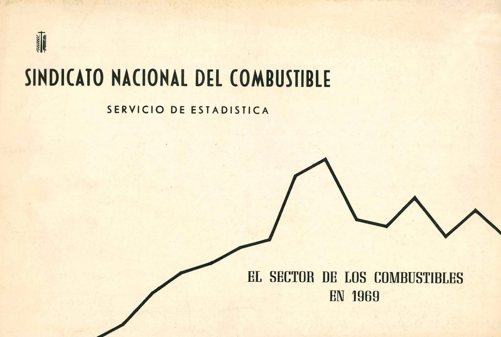 Sindicato nacional del combustible. Servicio de estadística. El sector de los combustibles en 1969. Año 1969. 8 Páginas. Caja 7 – Doc 17