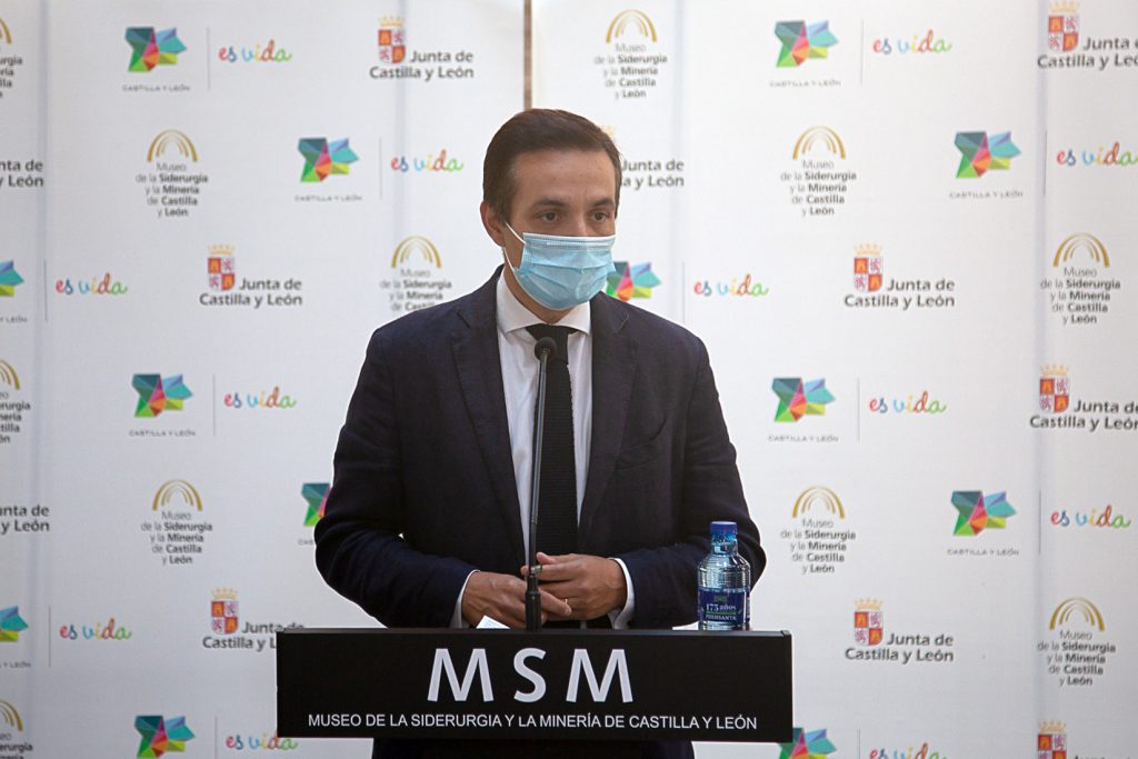 Inauguración de la exposición del carbón al grafiti. Museo de la siderurgia y la minería de Castilla y León. Sabero. León 2021
