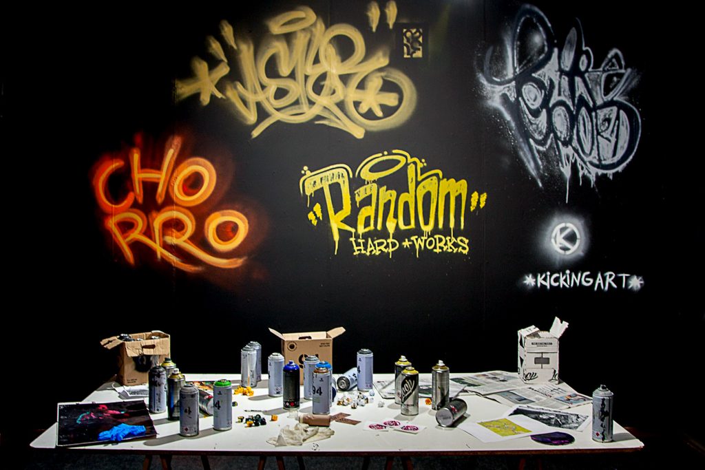 Inauguración de la exposición del carbón al grafiti. Museo de la siderurgia y la minería de Castilla y León. Sabero. León 2021