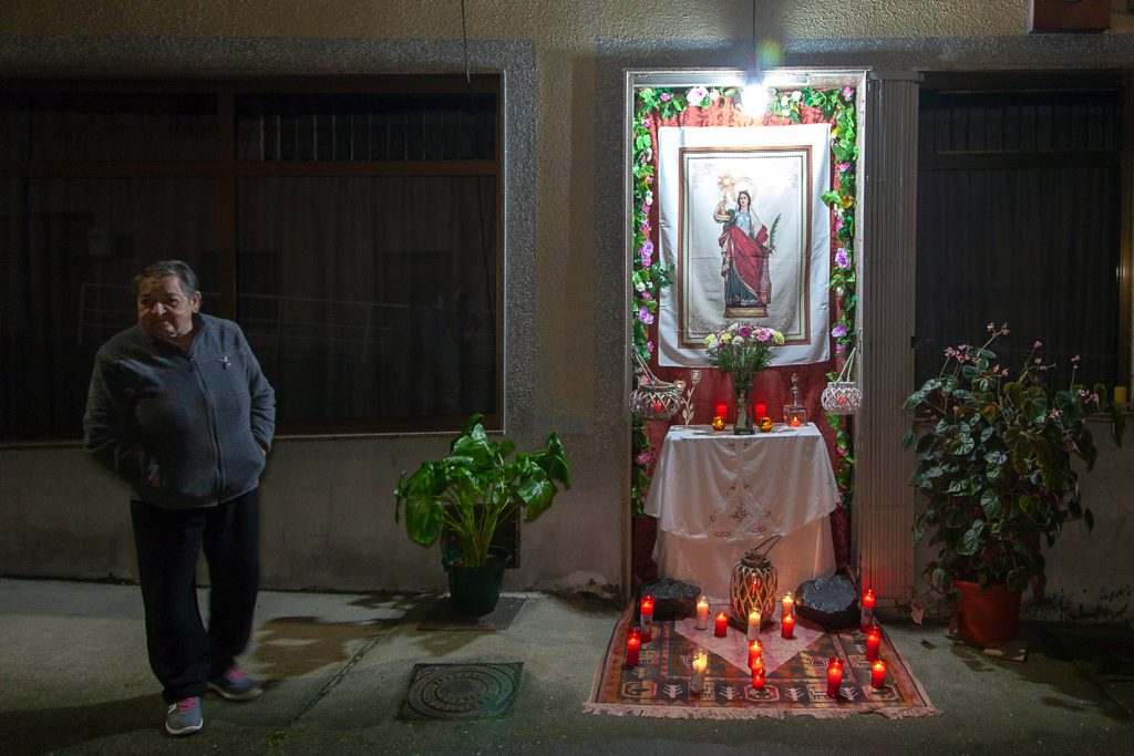Procesión Minera el día de Santa Barbara. Fabero. León 2021