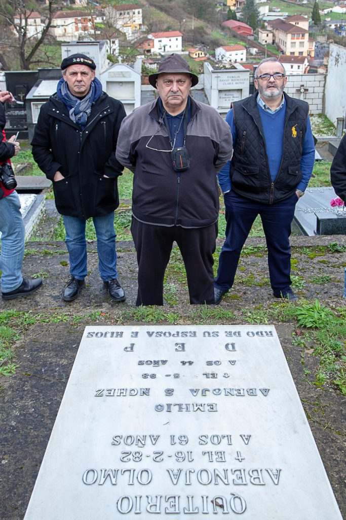 Homenaje a Lorenzo Gallardo, minero y sindicalista de CCOO fallecido durante las movilizaciones mineras de 1998. Ujo. Asturias 2018