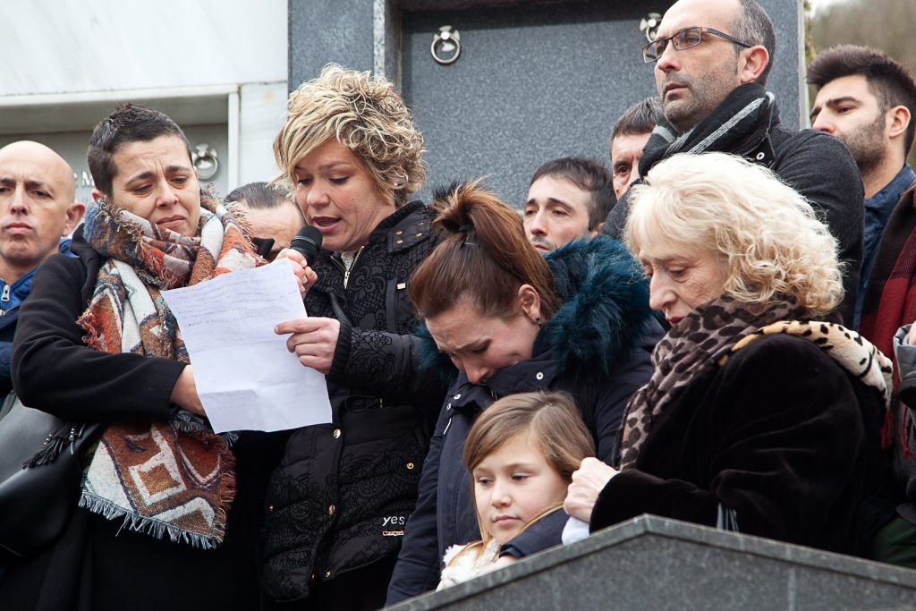 Homenaje a Lorenzo Gallardo, minero y sindicalista de CCOO fallecido durante las movilizaciones mineras de 1998. Ujo. Asturias 2018