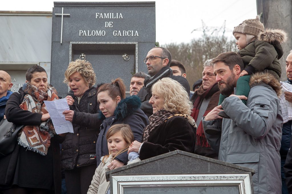 Homenaje a Lorenzo Gallardo, minero y sindicalista de CCOO fallecido durante las movilizaciones mineras de 1998. Ujo. Asturias 2018