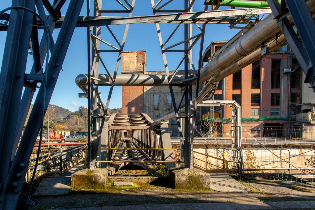 Desmantelamiento de la Central Térmica de Lada. Iberdrola. Langreo. Asturias 2021
