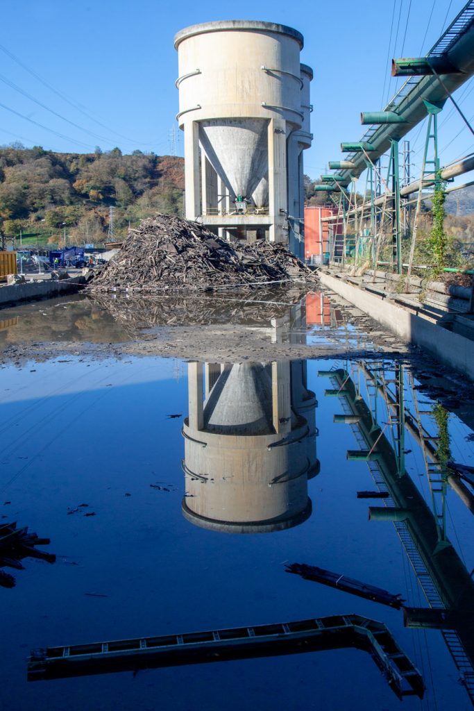 Desmantelamiento de la Central Térmica de Lada. Iberdrola. Langreo. Asturias 2021