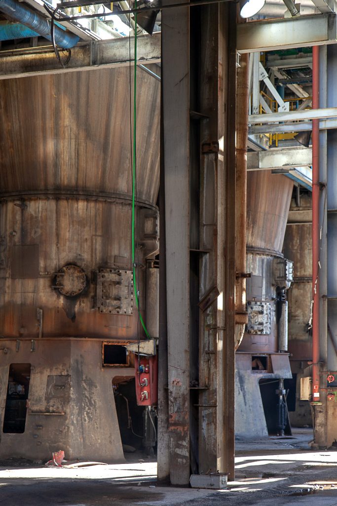 Desmantelamiento de la Central Térmica de Lada. Iberdrola. Langreo. Asturias 2021