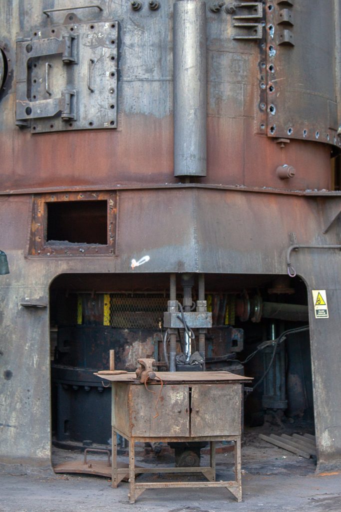 Desmantelamiento de la Central Térmica de Lada. Iberdrola. Langreo. Asturias 2021