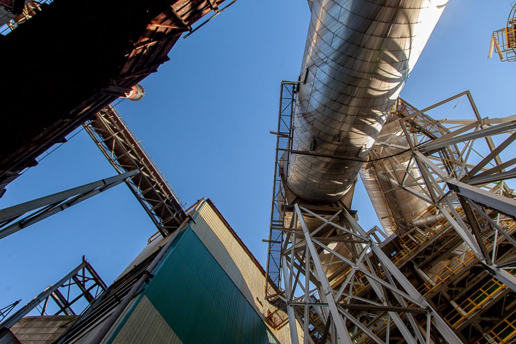 Desmantelamiento de la Central Térmica de Lada. Iberdrola. Langreo. Asturias 2021