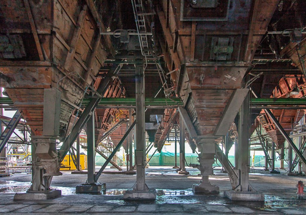 Desmantelamiento de la Central Térmica de Lada. Iberdrola. Langreo. Asturias 2021