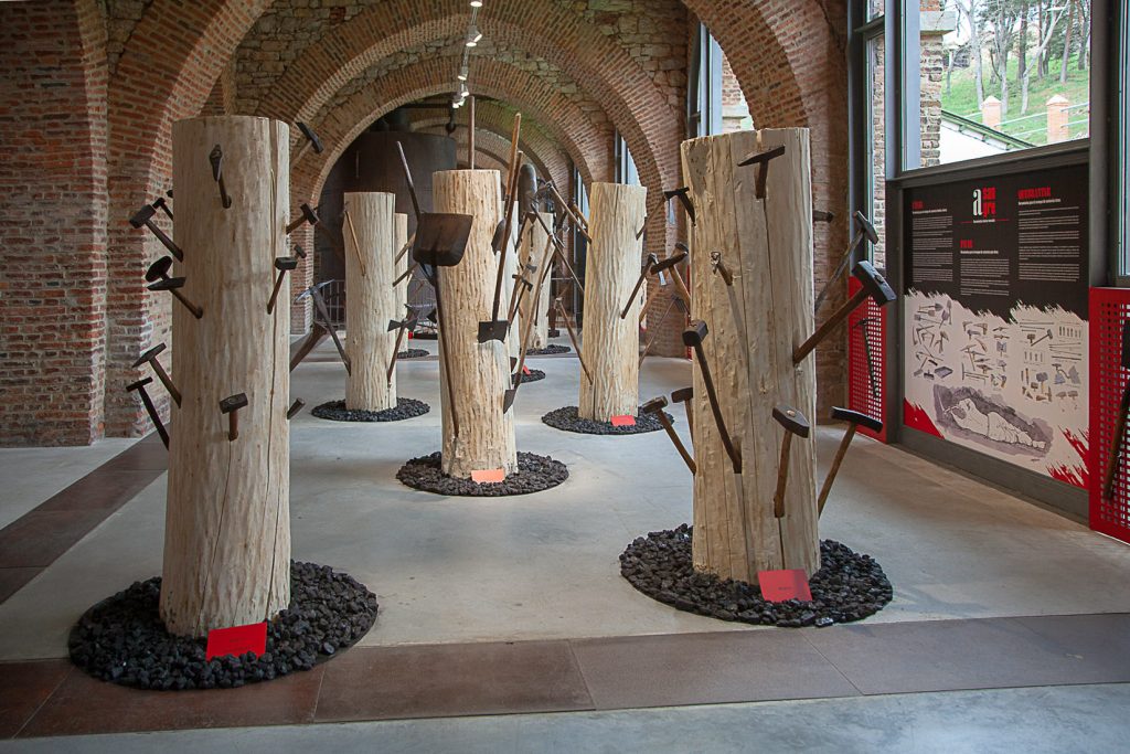Exposición de Herramientas mineras. A sangre. Museo de la Siderurgia y la Minería de Castilla y León. Sabero 2021