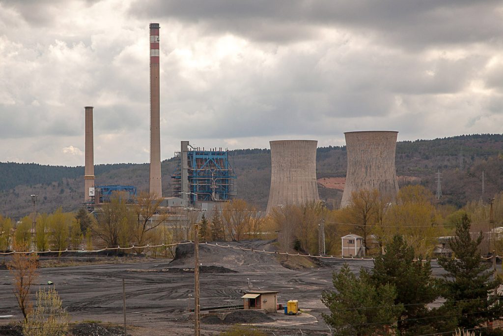 Vistas exteriores de la Central Térmica de La Robla. León 2021