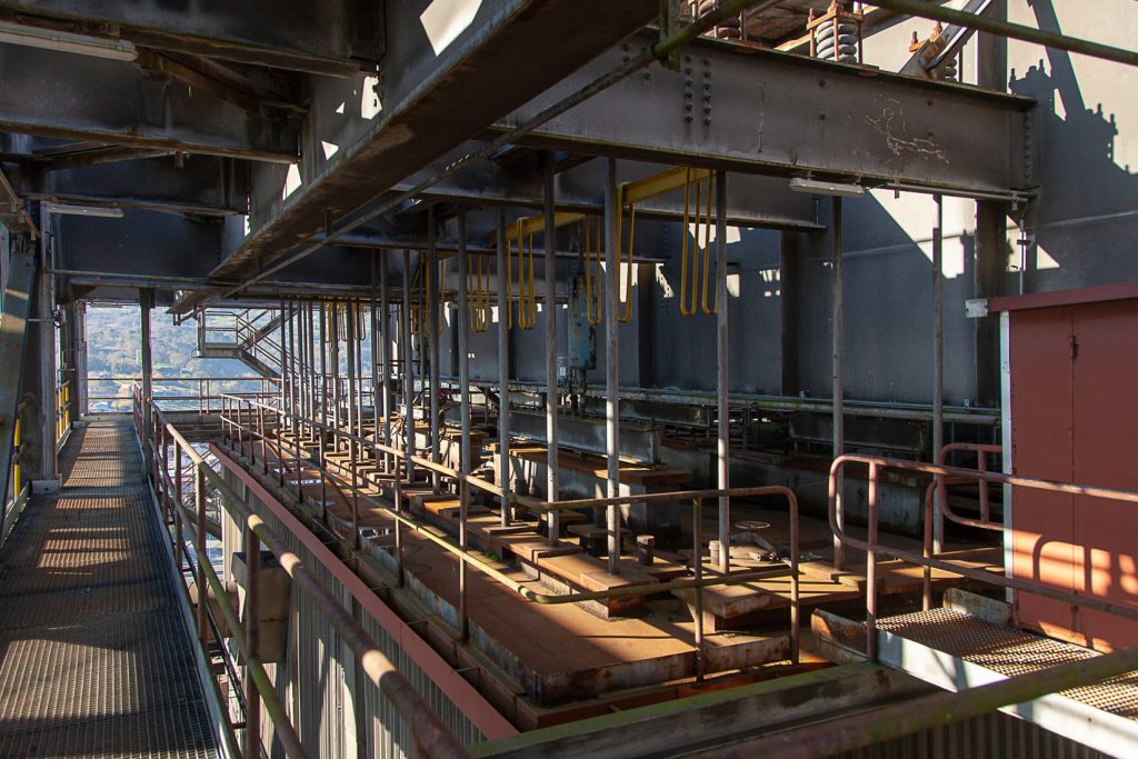 Desmantelamiento de la Central Térmica de Lada. Iberdrola. Langreo. Asturias 2021