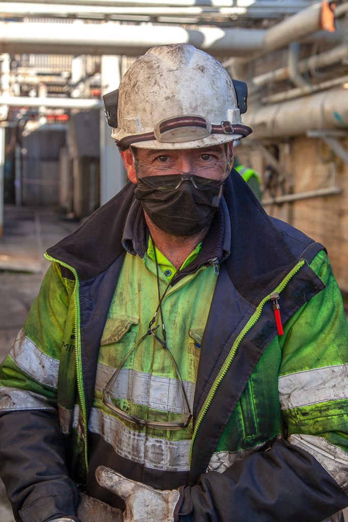 Desmantelamiento de la Central Térmica de Lada. Iberdrola. Langreo. Asturias 2021