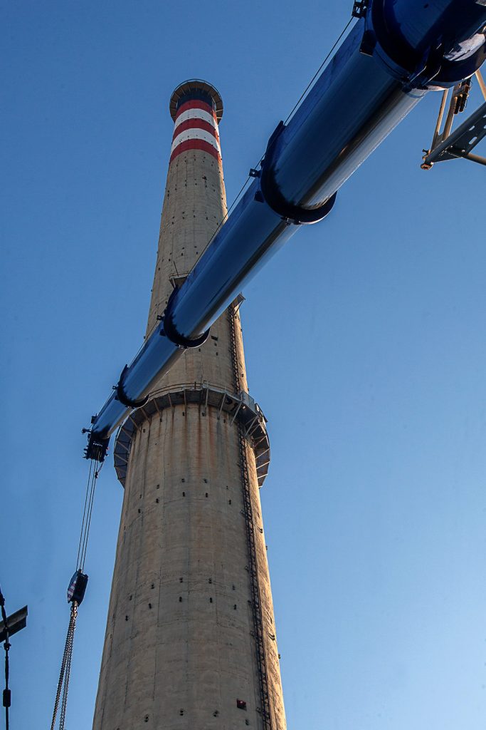 Desmantelamiento de la Central Térmica de Lada. Iberdrola. Langreo. Asturias 2021