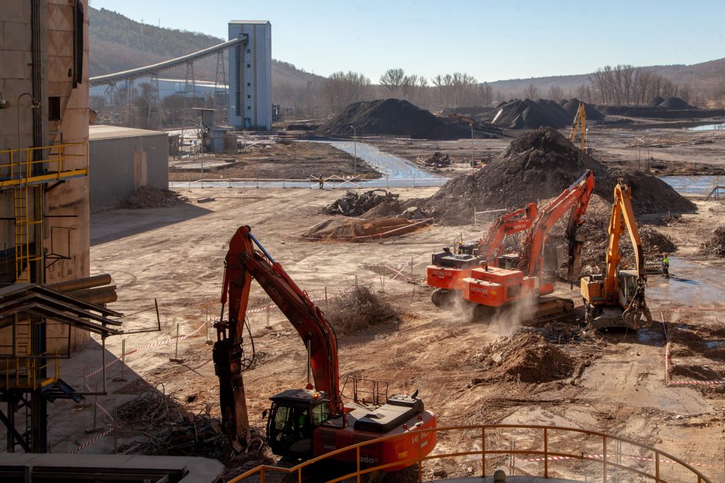 Desmantelamiento de la Central Térmica de La Robla. Naturgy. León 2022