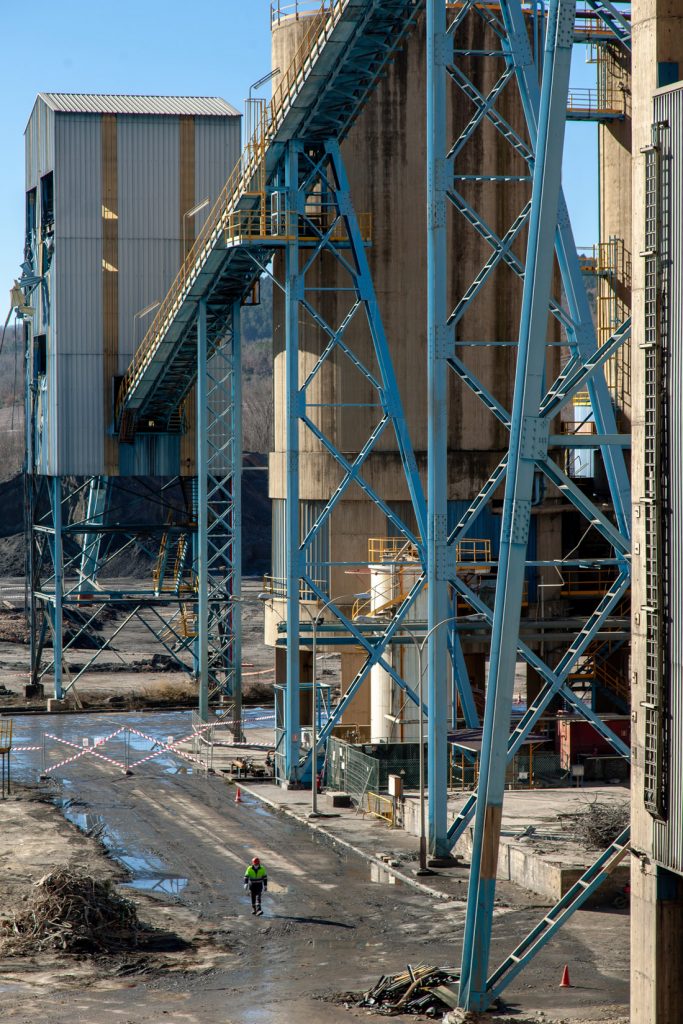 Desmantelamiento de la Central Térmica de La Robla. Naturgy. León 2022