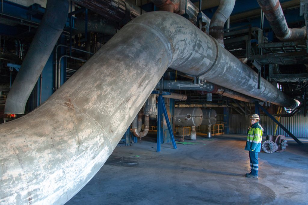Desmantelamiento de la Central Térmica de La Robla. Naturgy. León 2022