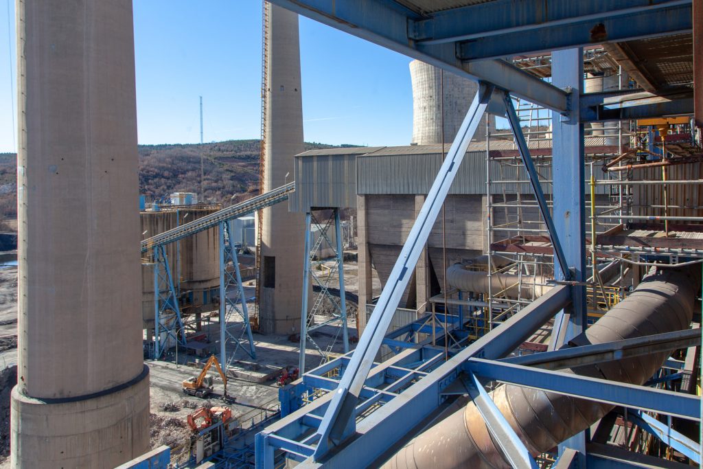 Desmantelamiento de la Central Térmica de La Robla. Naturgy. León 2022