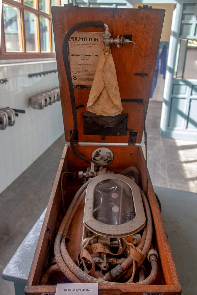 Pulmotor Draguer de 1924. Pozo San Luis. Ecomuseo del Valle del Samuño. Langreo. Asturias 2020