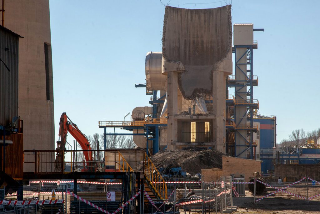 Desmantelamiento de la Central Térmica de La Robla. Naturgy. León 2022
