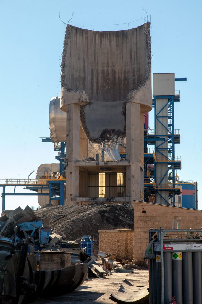 Desmantelamiento de la Central Térmica de La Robla. Naturgy. León 2022