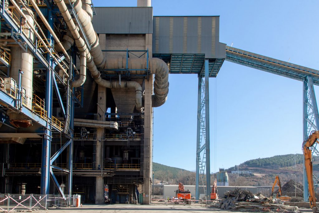 Desmantelamiento de la Central Térmica de La Robla. Naturgy. León 2022