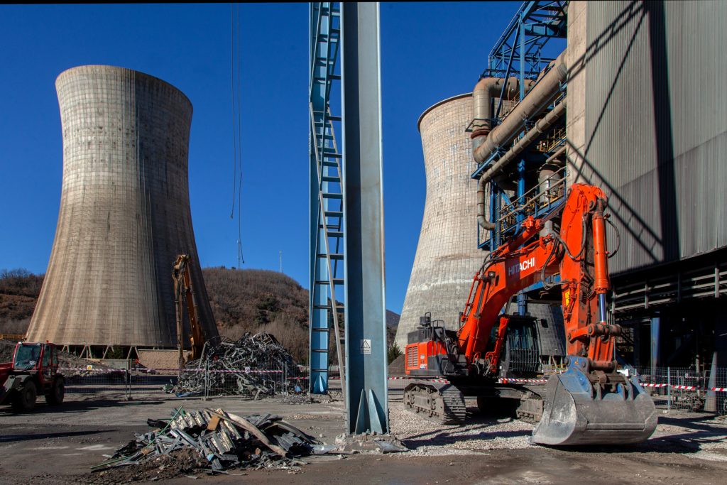 Desmantelamiento de la Central Térmica de La Robla. Naturgy. León 2022