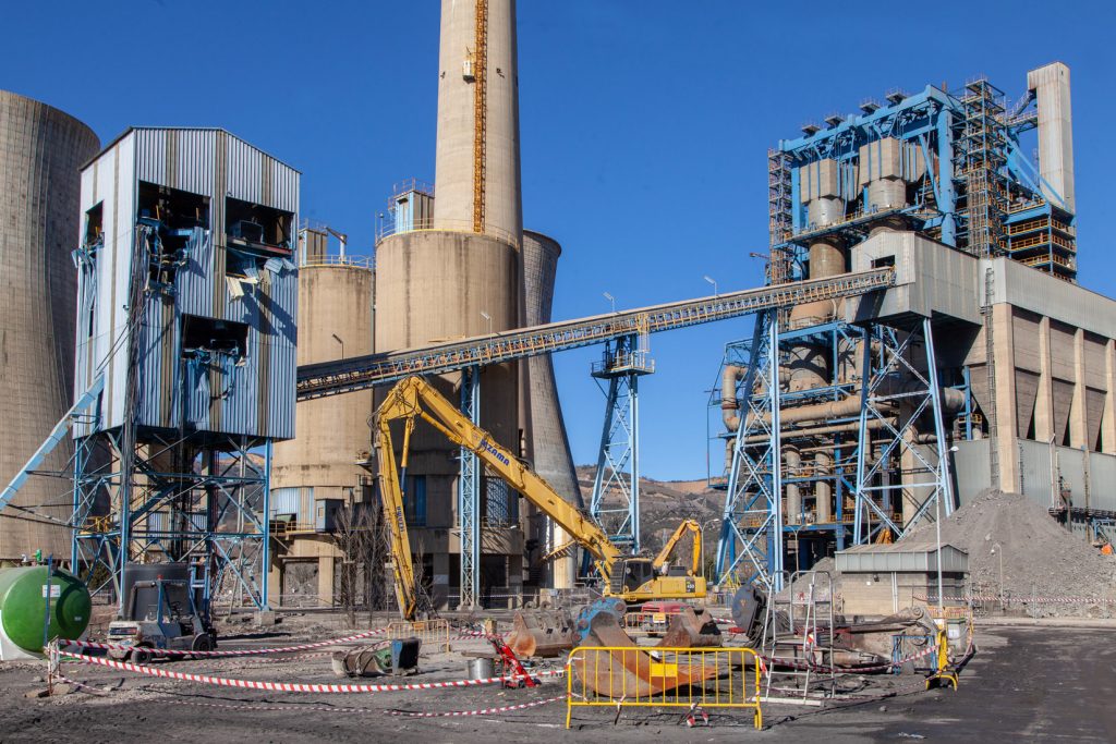 Desmantelamiento de la Central Térmica de La Robla. Naturgy. León 2022