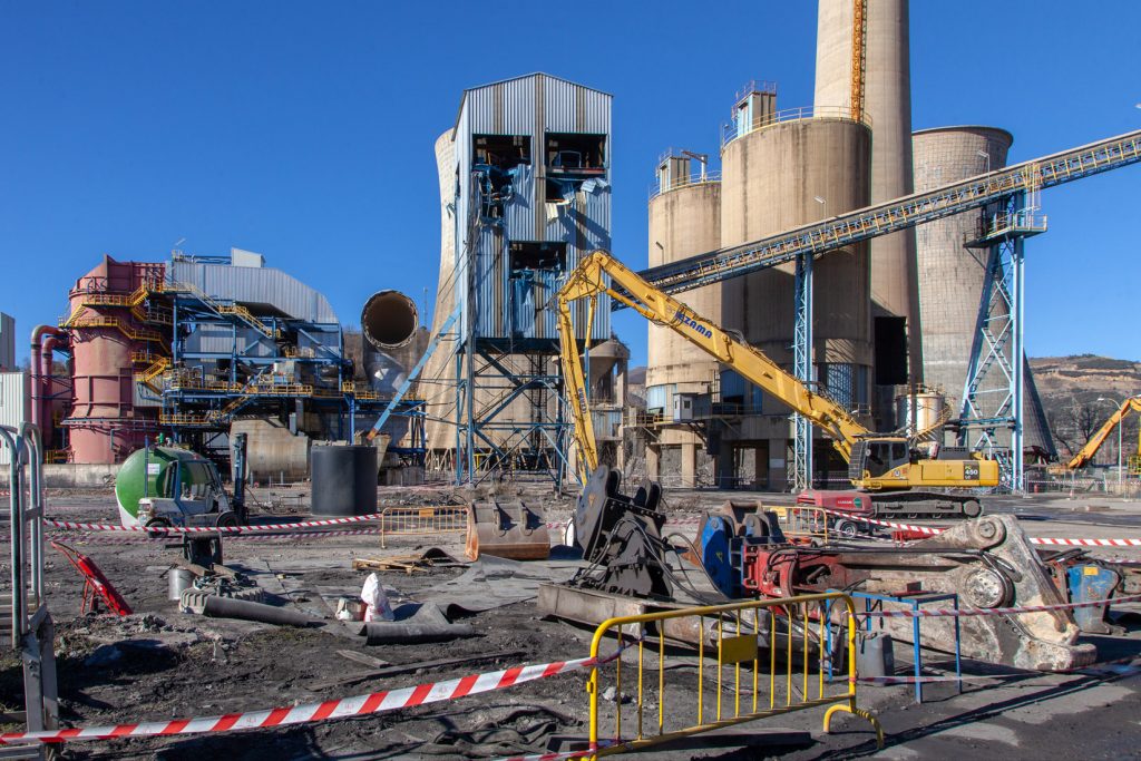 Desmantelamiento de la Central Térmica de La Robla. Naturgy. León 2022