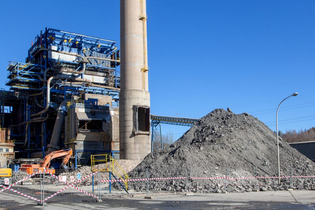 Desmantelamiento de la Central Térmica de La Robla. Naturgy. León 2022