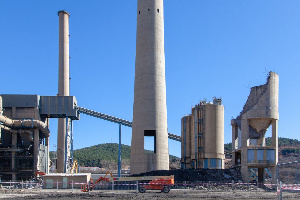 Desmantelamiento de la Central Térmica de La Robla. Naturgy. León 2022