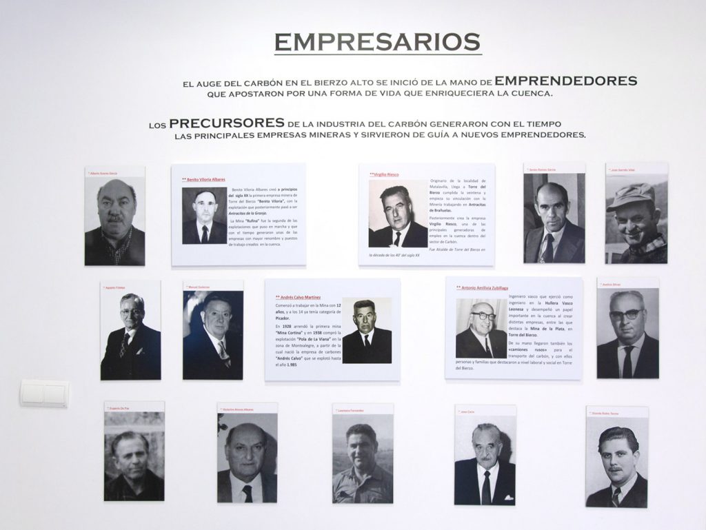 Empresarios mineros. Museo Minero. Fundación Cultura Minera. Torre del Bierzo. León 2022