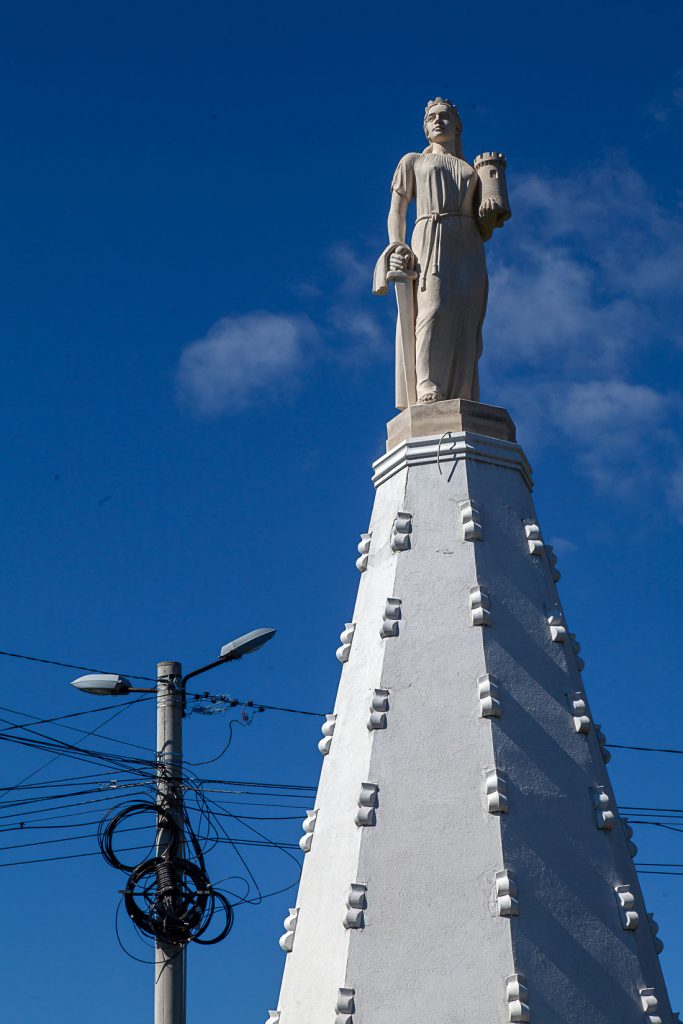 Monumento a Santa Bárbara. Petrosani. Rumanía 2021