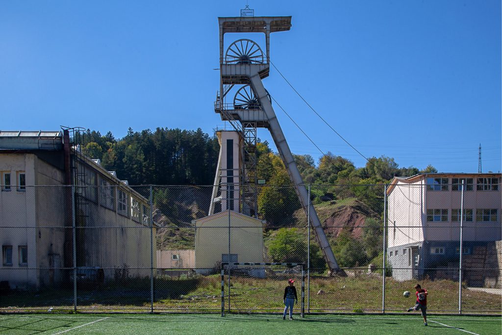 Instalaciones abandonadas de la Mina Aninoasa. Rumania 2021